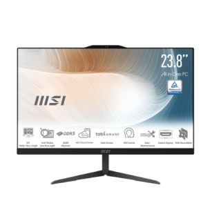 MSI AIO CORE 3 100U 8GB 256GB 23.8FHD FREEDOS BLACK